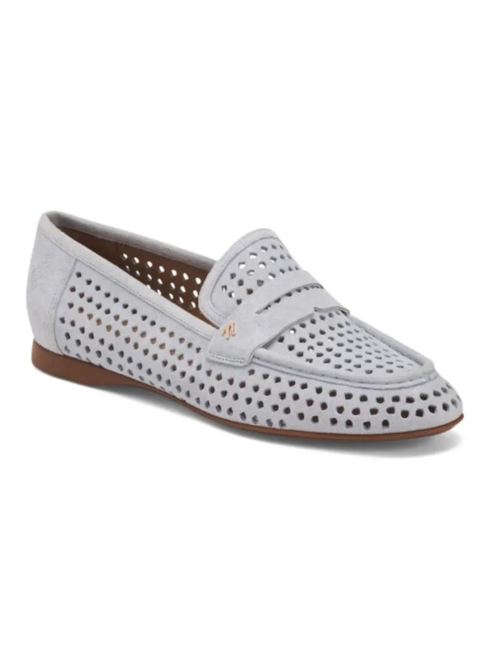 NATURALIZER PREMIUM Suede Bloom Perforated Comfort Flats